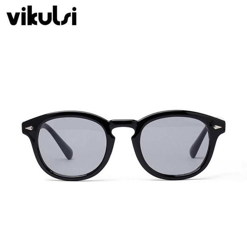 

Classic Johnny Depp Round Sunglasses Women Retro Rice Nail Small Oval Sun Glasses Men TONY Blue SunGlasses Ocean Lens UV400