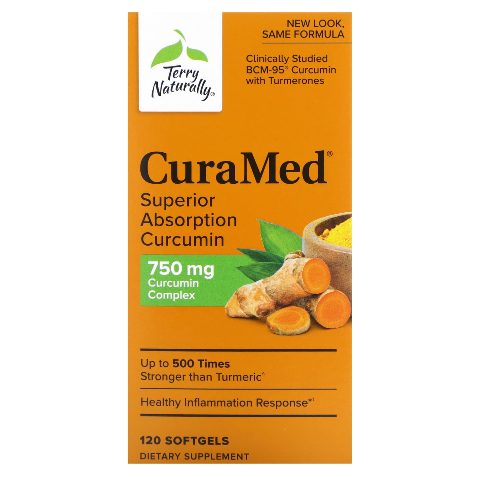 

Curamed, Highly Absorbable Curcumin, 750Mg, 120 Softgels