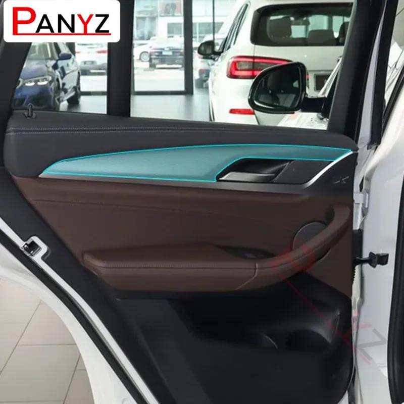 For BMW X4 G02 2018-Present Car Door Center Console Gear Shift Panel Interior Cover Trim TPU Protector Film Sticker Accessories
