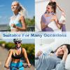 Neck Cooling Tube, Portable Wearable Cooling Neck Wraps Freezes Below 64°F, Reusable Ice Ring Body Cooling Products for Indoor Outdoor Sports