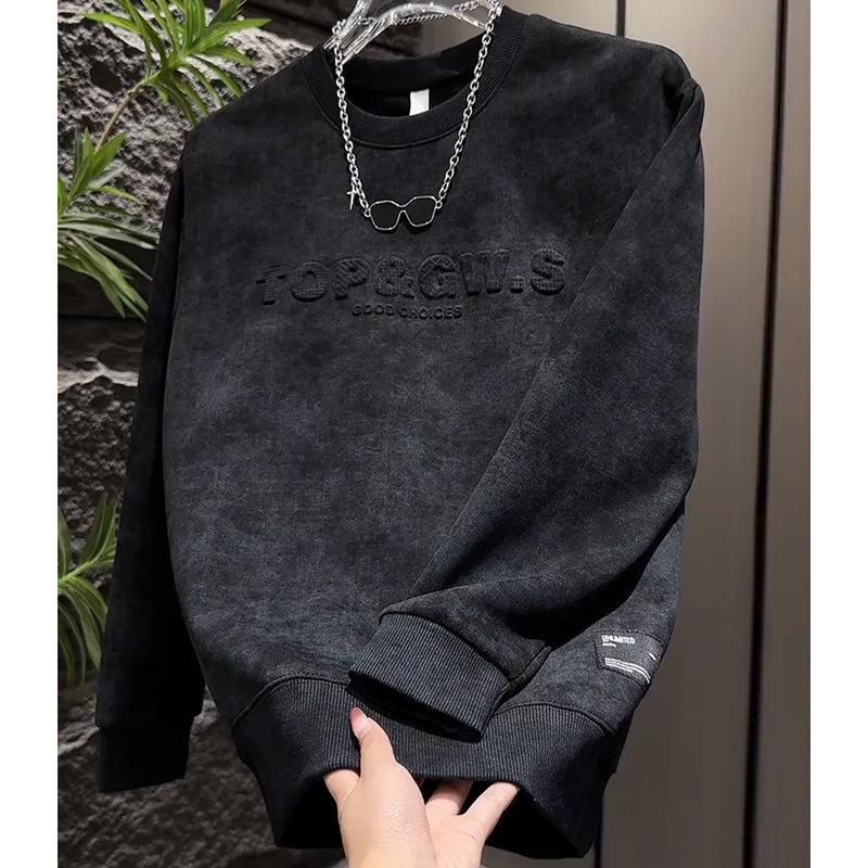 Men s Korean Style Tie-Dye Fleece Hoodie: Cool, Stylish, and Cozy for Autumn & Winter 2XL for 150-165 lbs