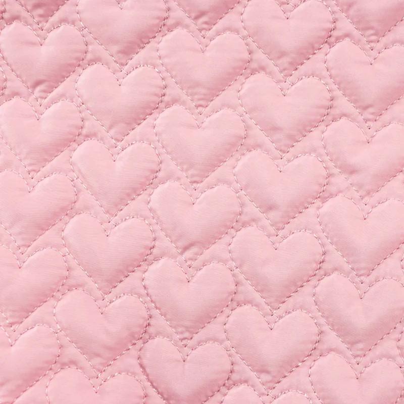 0.5m/1m 8 Colors Love Clip Cotton Quilted Fabric For Warm Jackets Bags Cotton Coats Bedding Pillows Handmade DIY Sewing Fabrics