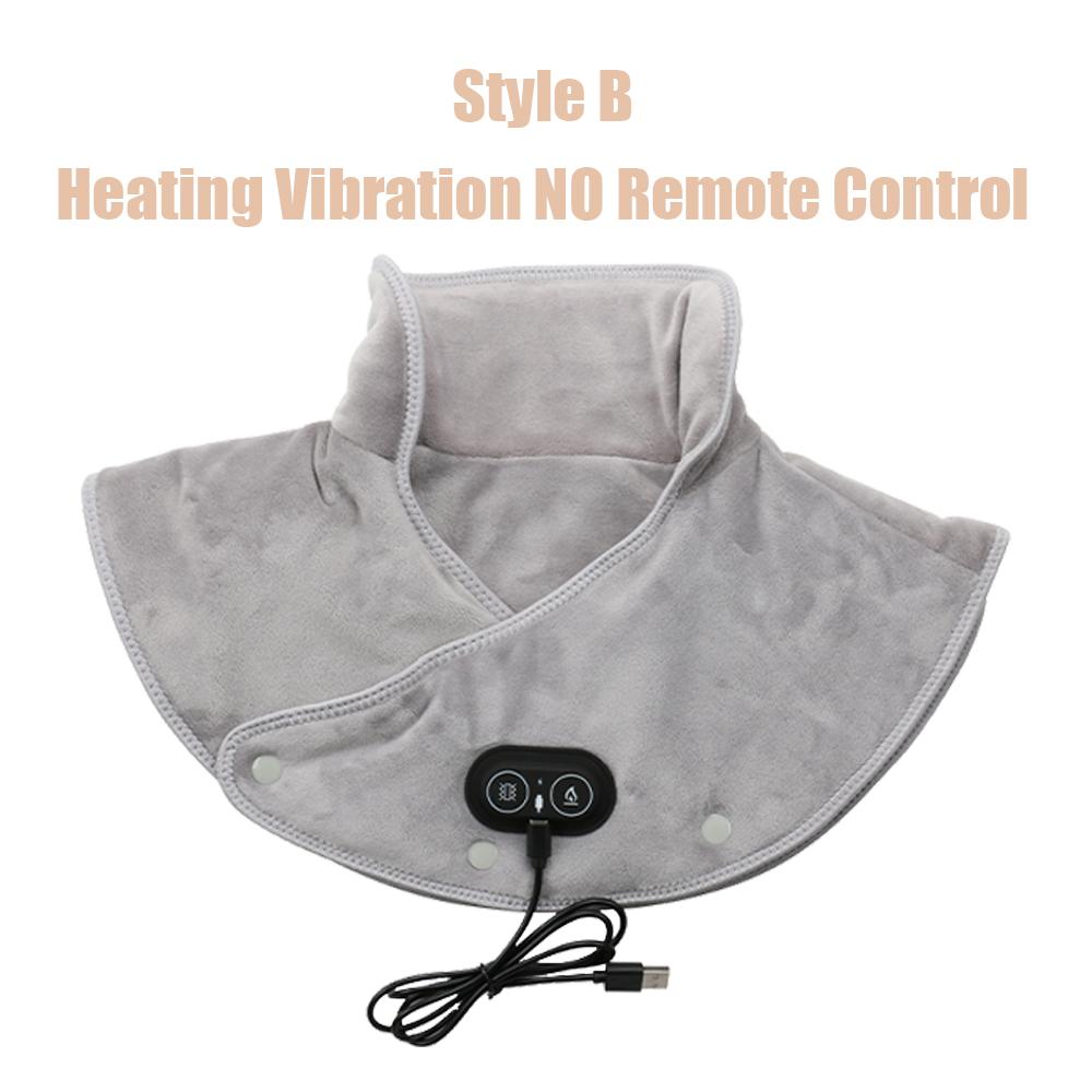 Electric Heating Shoulder Neck Pad Warming Blanket Wrap Hot Compress Cervical Heated Shawl Warmer for Back Brace Relaxation Tool