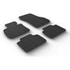 Tapis De Caoutchouc - Gledring - BMW 2-Serie F45 - 4 Pièces - Clips De Montage - Noir