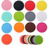 Food Grade Silicone Circular Coaster Waterproof Anti-Slip Hot Beverage Mat for Tea Coffee Glass Use - Home Dining Table Access