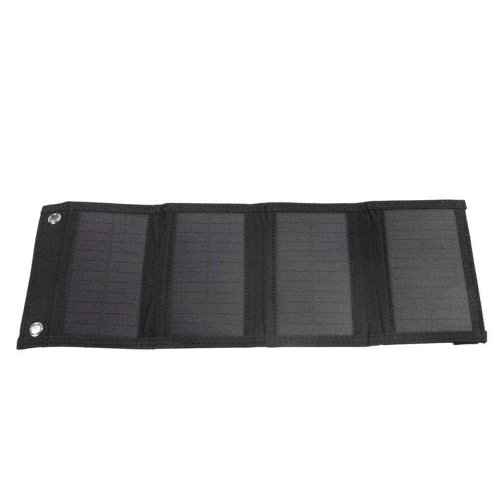5V 10W Portable Solar Panel USB Output Waterproof Nylon 4 Folds Solar Charger for Outdoor Power Generation