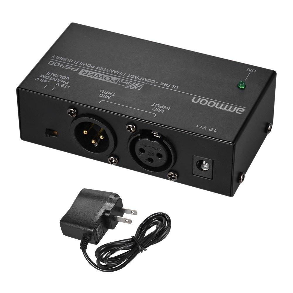 Buy HBKS Ammoon Condenser Microphone Phantom Power Supply