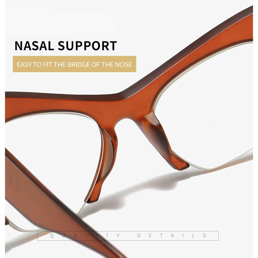 Fashion Women Cat Eye Anti Blue Light Reading Glasses+1.0+1.5+2.0+2.5+3.0+3.5+4.0
