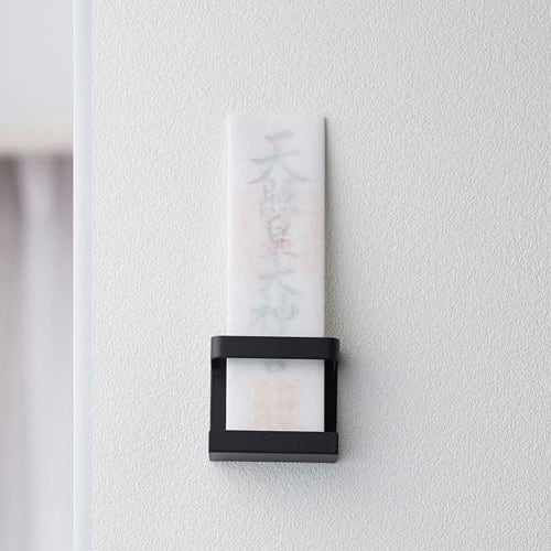 Yamazaki (Yamazaki) Tower Shinto Shrine Holder, Single, Black, Approx. W9 X D4 X H8cm, Simple Shinto Shrine, 5287