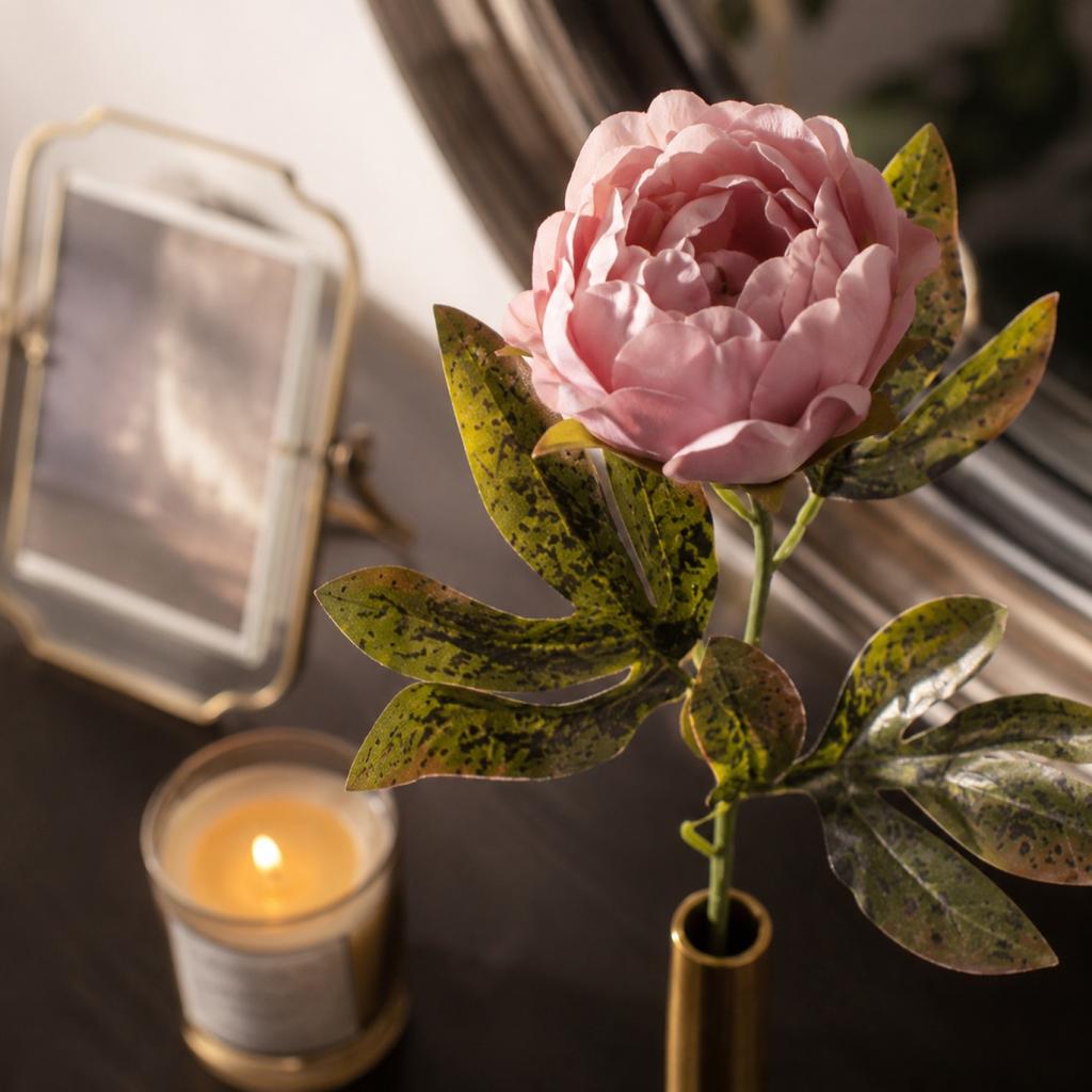 Single Stem Artificial Flower Fall Fake Flowers for Home Decor