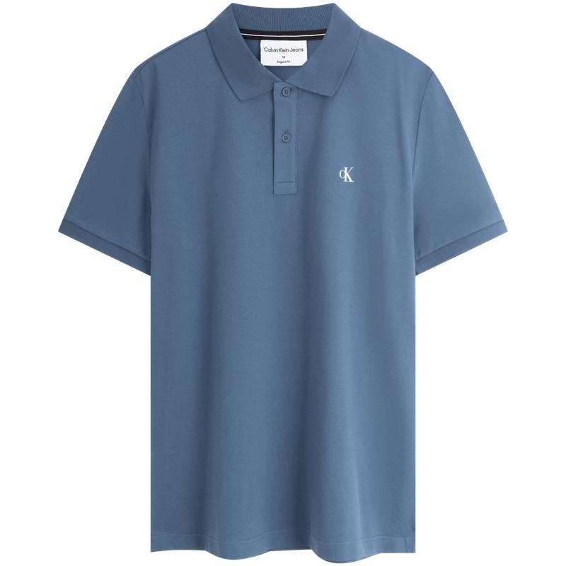 Calvin Klein Polo Shirts Men's Polo Collar Moderate Straight Fit J326121