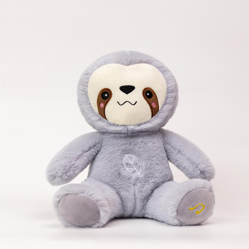 Favorite Toy Unisex Infant Light Baby Soothing Bear Doll Kawaii Breathing Sloth Plush Toy Baby Sleep Companion Sound And Plushie