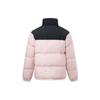 Li Ning Sports Lifestyle Serie Buchstabenlogo Bedruckter Colorblock Windbreaker Lockere Daunenjacke Unisex Oberbekleidung Rosa AYMT293-1