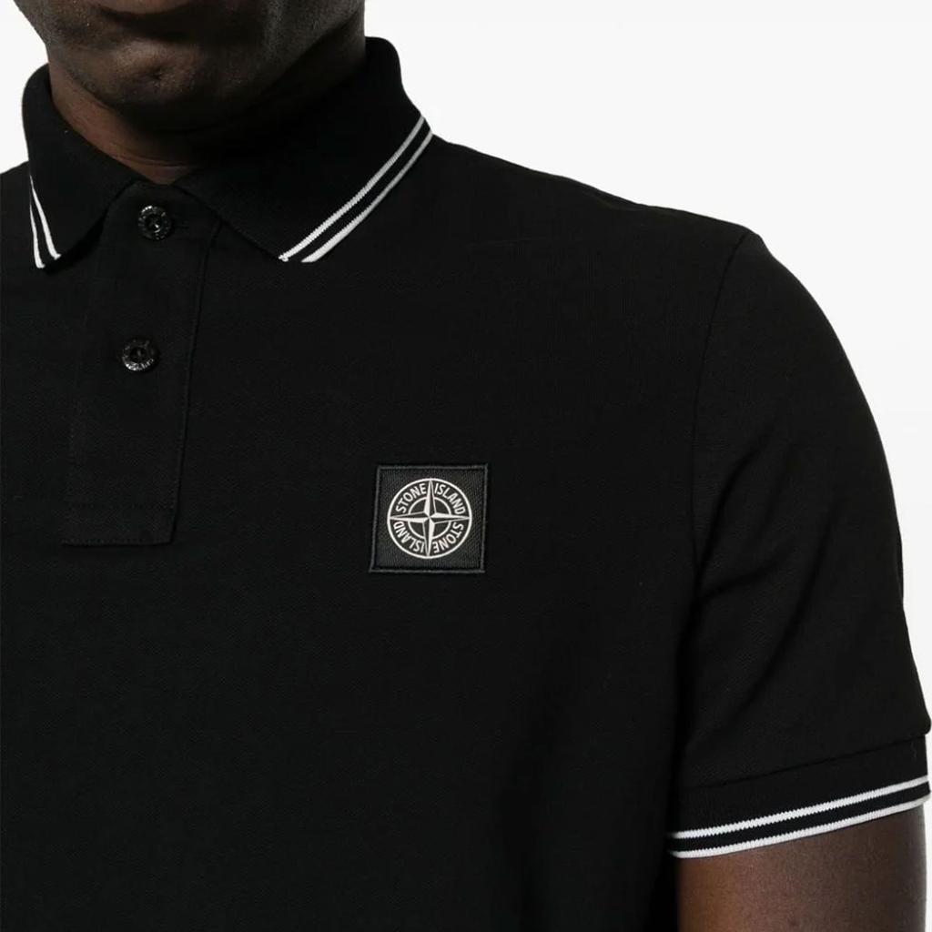 Stone Island Ss26 Compass Badge Slim Fit Polo Shirt Men tops L1S152200010S0018-V0029