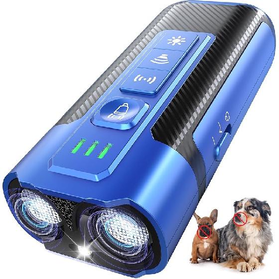 Dog Bark Deterrent Devices-Ultrasonic Anti Barking Device for Dogs with 50ft Range, Rechargeable No Barking Device for Own or Neighbor s Dogs,