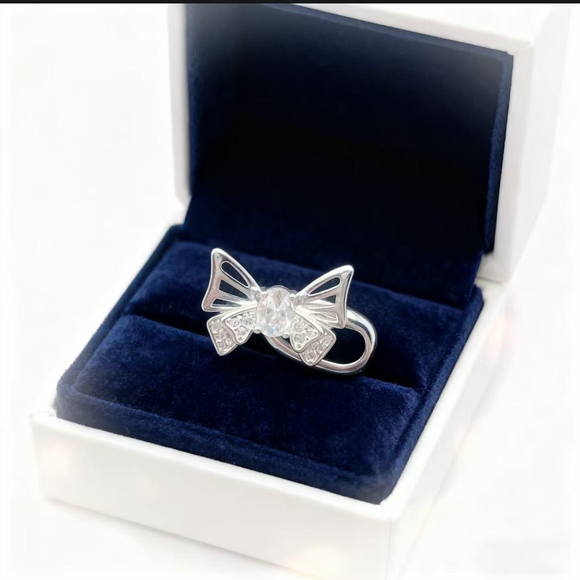 

18k Gold Plated Butterfly Necklace Bracelet with End Clasp