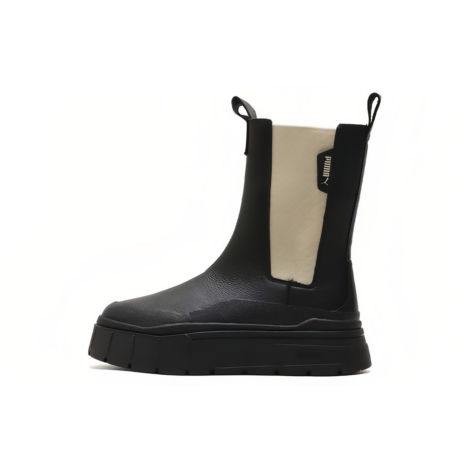 Puma Ботинки Chelsea Mayze Stack Черные Женские Кроссовки 386272-03 37.5