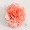 Chiffon Flower Hair Clip, Peach Hair Clip, Flower Hair Clip, Large Hair Clip