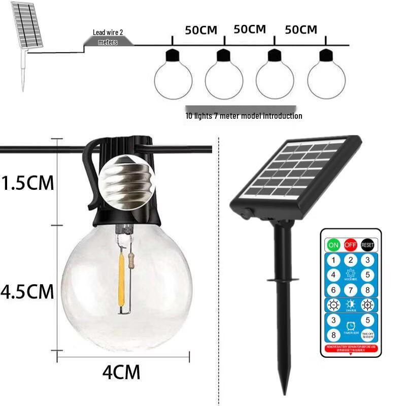 Nu Feng Outdoor Solar LED String Lights