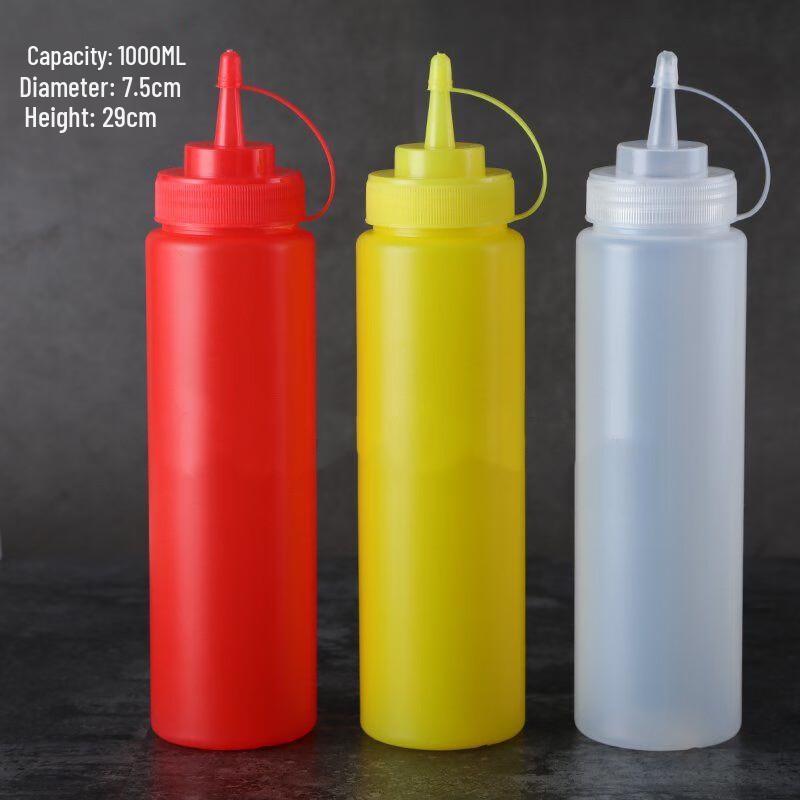 ZISIZ Squeezing Bottle for Salad Dressing