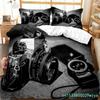 Vintage Camera Duvet Cover Fashion Comforter Bedding Set Soft Quilt Cover And Pillowcases For Teens Boy Single/Double/Queen/King