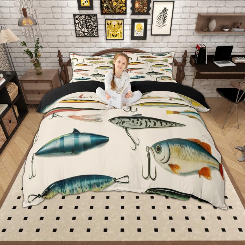 

Одеяло Homewish Морские Животные Для Детей Дети Акула Утка Русалка Комплект Постельного Белья Тропический Летний Отпуск Комплект Постельного Белья Comforter (quilt)-EU Single(135*200cm)3pcs