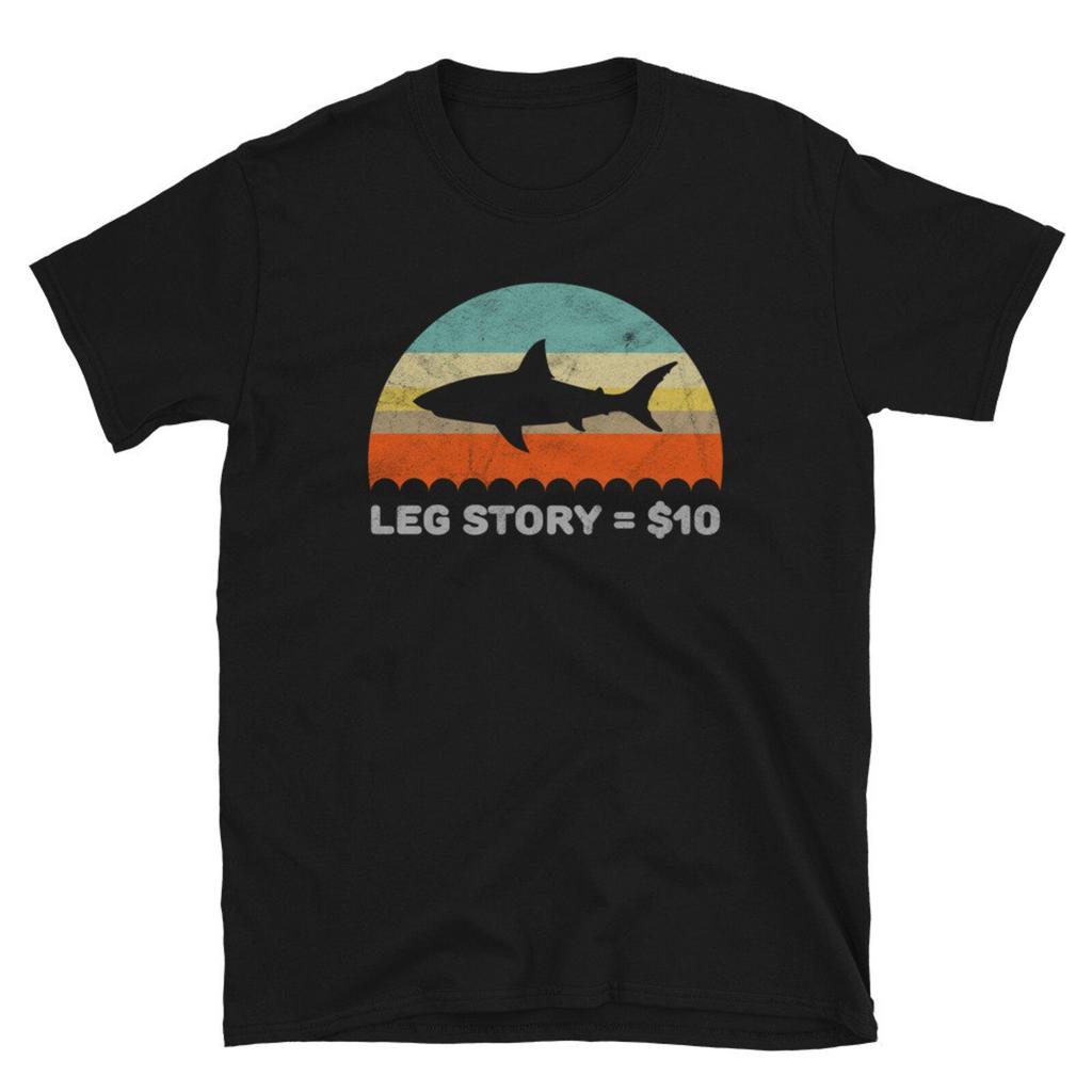 Funny Leg Story Shark Unisex Shirt Gift #26