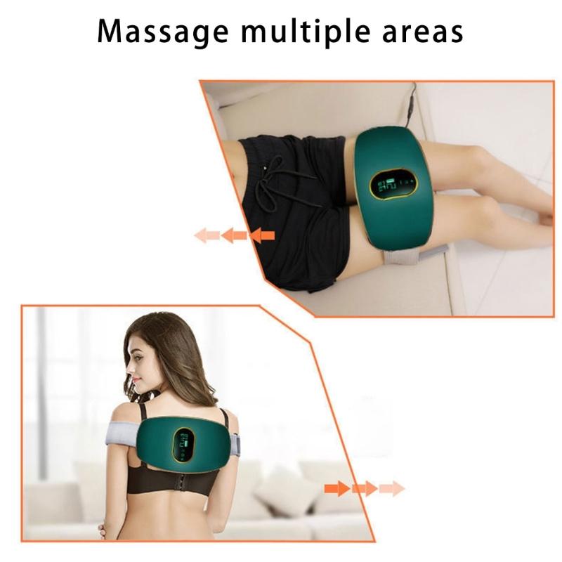 Body Shaping Abdominal Massager With Adjustable Mode Fitness Belt USB Charging Vbrating Belt Heating Therapy