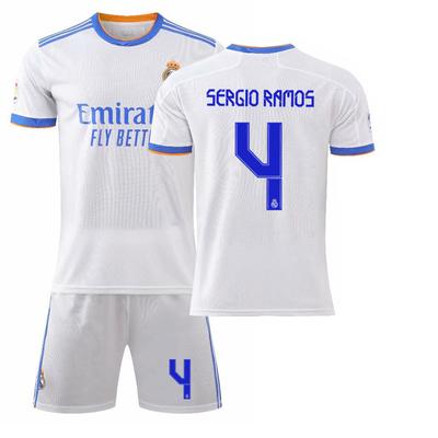 2021-22 Real Madrid Home Jersey #7 Hazard #9 Benzema #10 Modrić Football Jerseys