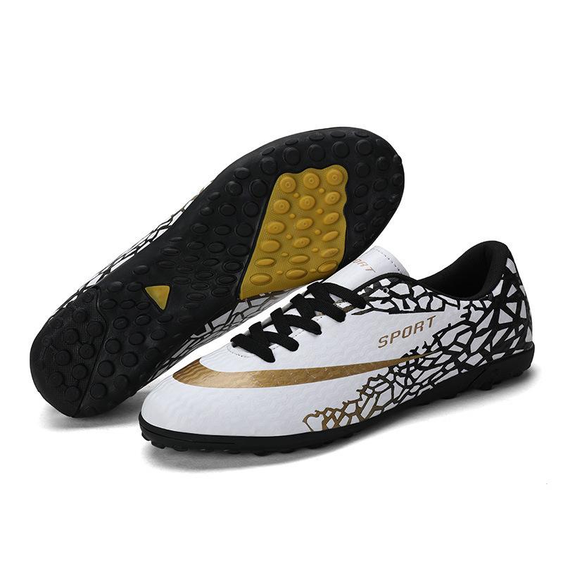 Foreign trade low-top football shoes men's professional football training shoes assassin youth spiked shoes AG spiked leather football shoes