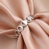 Dawapara Crescent Moon Fashion Women Ring Lunar Moon Phase Witch Stainless Steel Lucky Amulet Minimalist Jewelry