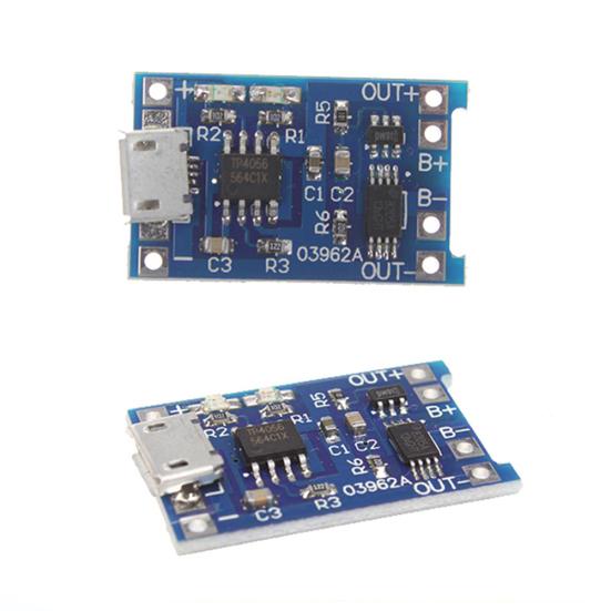 5V 1A 1S 3.7V 18650 Lithium Lipo Battery Cells Charging Protection Module  Board