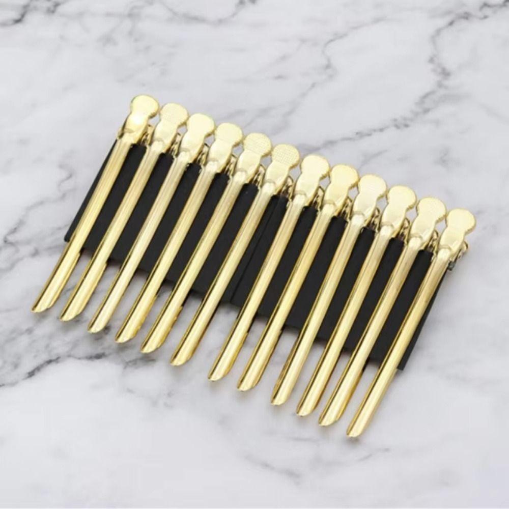 20Pcs DIY Hair Salon Fixed Clips 9.5cm Duckbill Fluffy Clamps DIY Hairdressing Hairpins  Barber