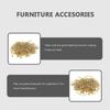 100 pcs Round Head Round Head Pins Rust-proof Brass Nail Track Mini Brass Nails  Models Crafts