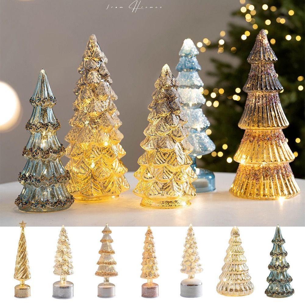 Rotating Christmas Tree Light LED Lamp Christmas Ambient Lighting  Festival Favors