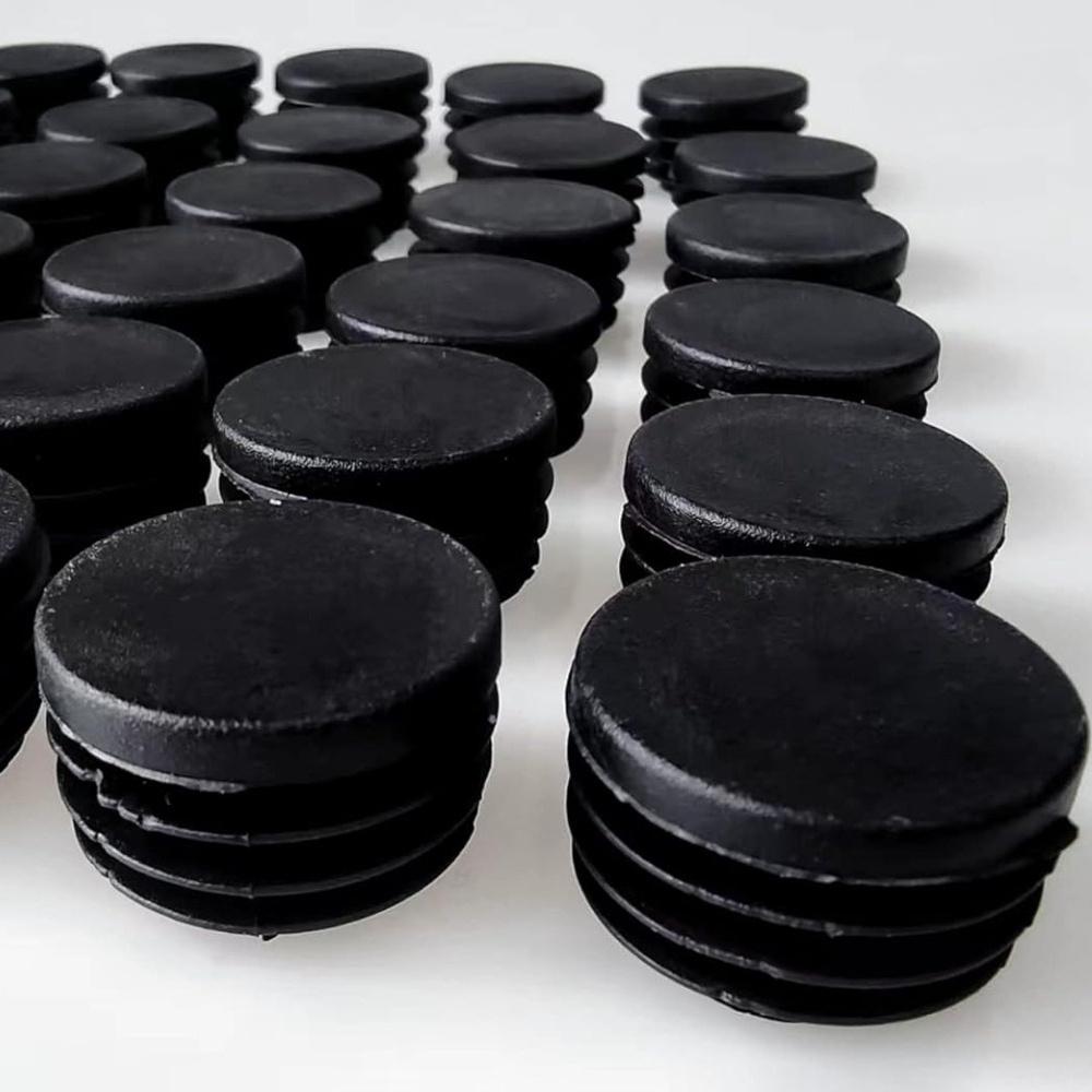8 Pcs 19mm Plastic End Caps for Metal Tubing Hardware Plugs Chair Legs Tube Pipe Post Plastic End Cap Protect Dust for Chair Leg