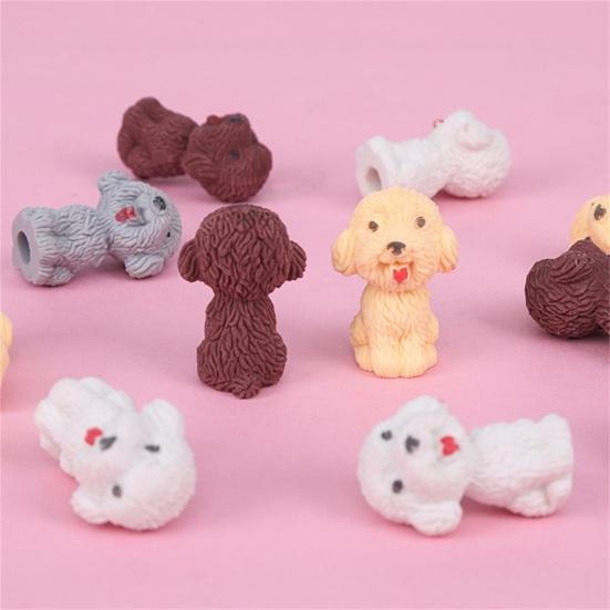 Rubbing Eraser Traceless Wipe Clean Stationery Cartoon Teddy Dog Pencil Eraser for Student