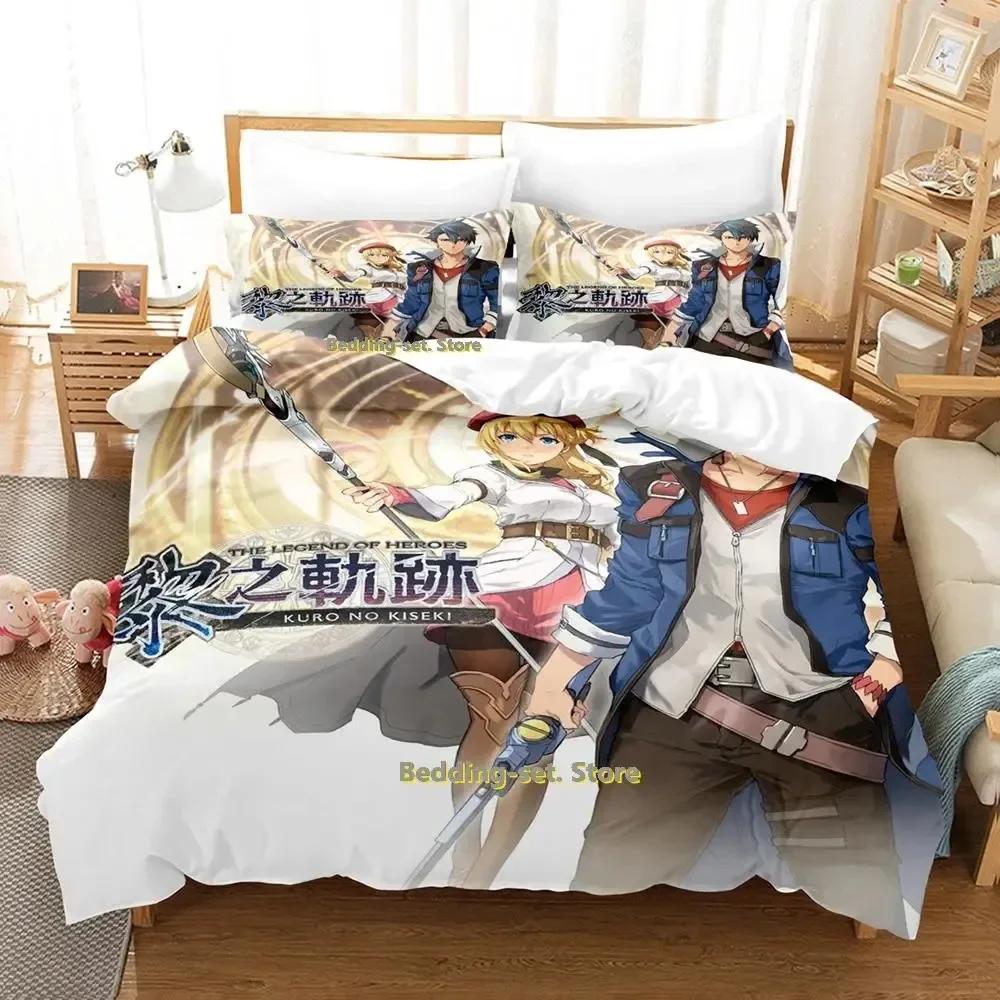 

2023 The Legend Of Heroes Kuro No Kiseki 2 Bedding Set Single Twin Full Queen King Size Bed Set Teenager Bedroom Duvetcover Sets 70x133cm 2pcs