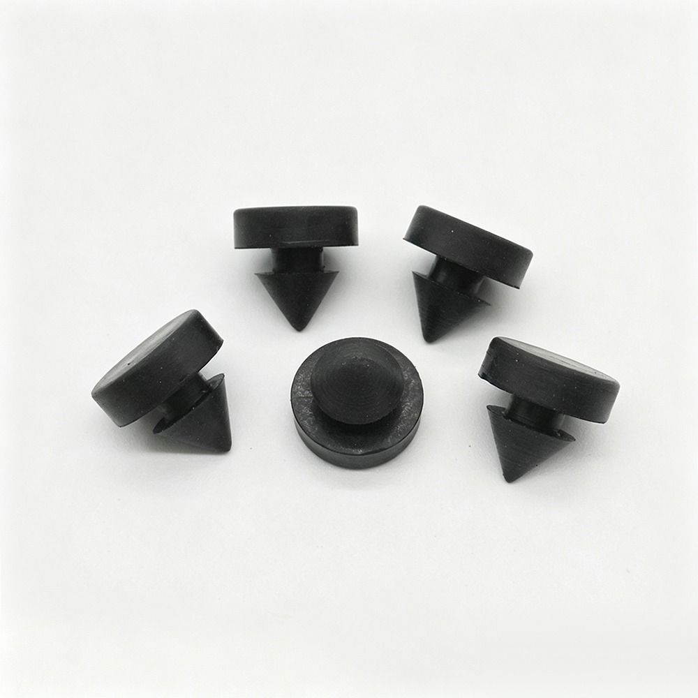 10Pcs 12*12mm Rubber Nail Plug Anti Collision Elevator Door Stopper Security Shock Absorption