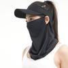 Ice Silk Sun Protection Face Neck Cover, UPF50+ UV Protection, Breathable Ear-Hanging Face Mask for Cycling, Golf, Driving, Outdoor Activities