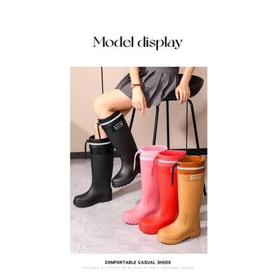 Dames Extra Hoge Waterdichte Waadschoenen Outdoor Regenlaars
