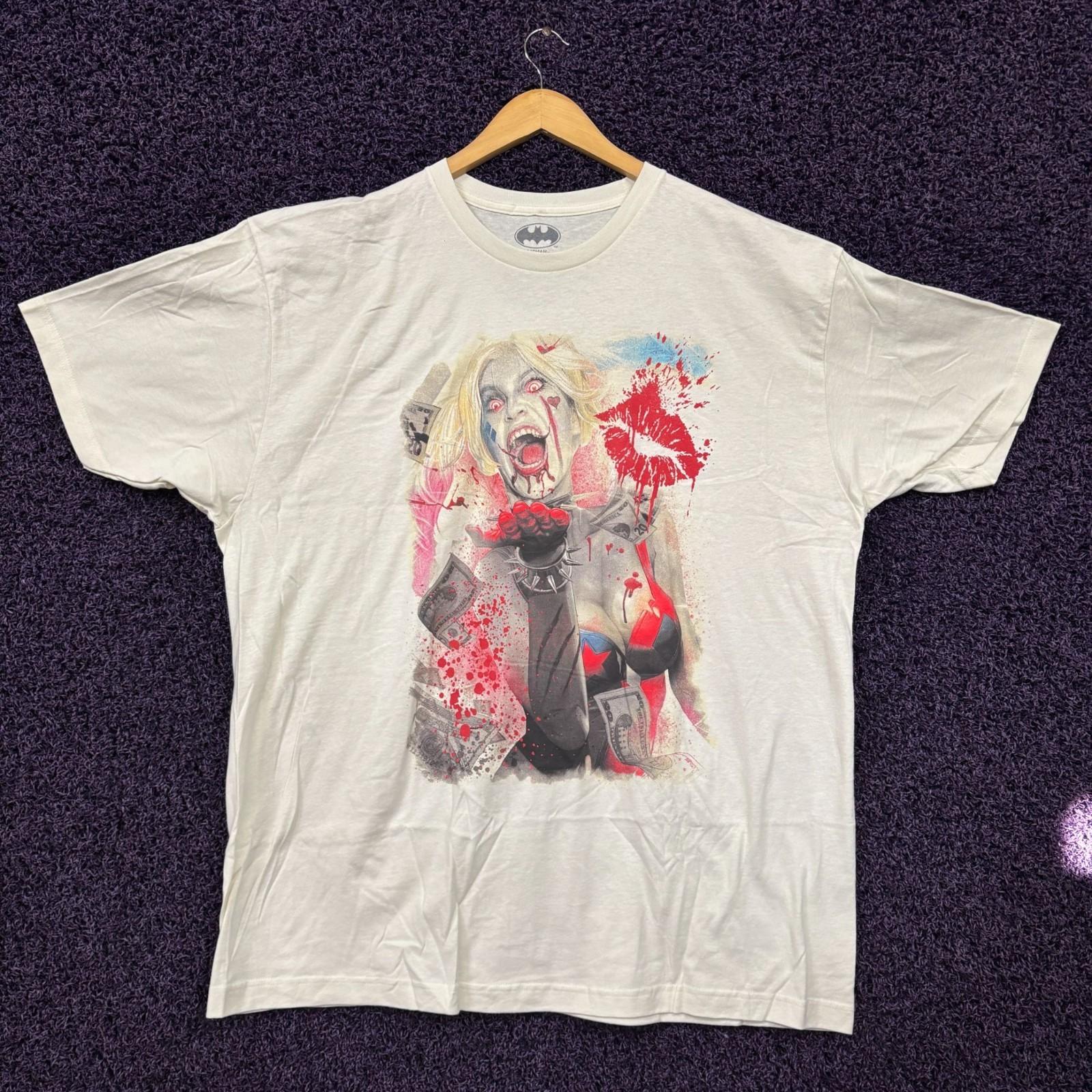 Zombie Harley Quinn Bloody Sugar Baby Batman DC T-Shirt XXL L
