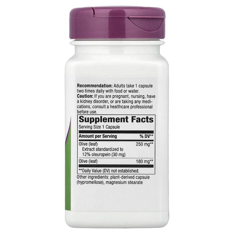 Olive Leaf, 250 mg, 60 Vegan Capsules