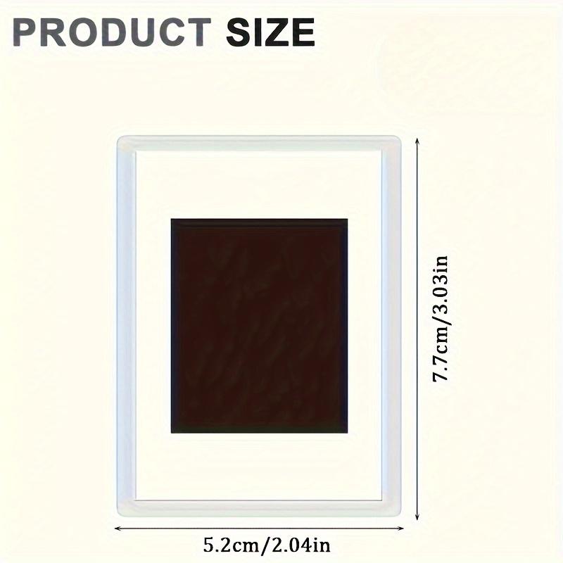 20/10pcs Acrylic Magnetic Photo Frame Refrigerator Magnets, Transparent Label Display Stand, Mini Photo Frame, for Home Living Room