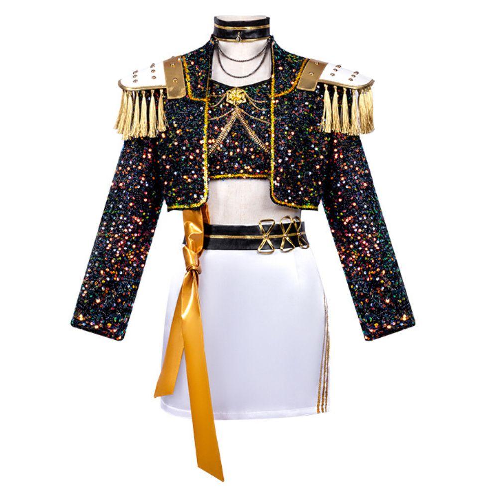 

Girls Roleplay Glitter Costume Cosplay Shiny Costume Cosplay Disguise for Women Suit Outfits Halloween Xmas Carnival Party Suit XXXL
