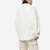 Li Ning Sports Lifestyle Series Letter Logo Printed Fleece Warm Sweatshirt Unisex Sweatshirt Off-White AWDTB53-1