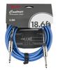 Fender Contour 18.6ft (approx. 6m) Lake Placid Blue Guitar Cable