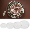 1pc Round Cement Tray Silicone Mold Handmade Round Storage Plate Molds Plaster Concrete Resin Coaster Casting Mould Home Decor