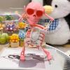3D Skeleton Man Dancing Dancing Skull Ornament Dancing Character Scary Skeleton Novelty Tabletop Car Home Toy Decora