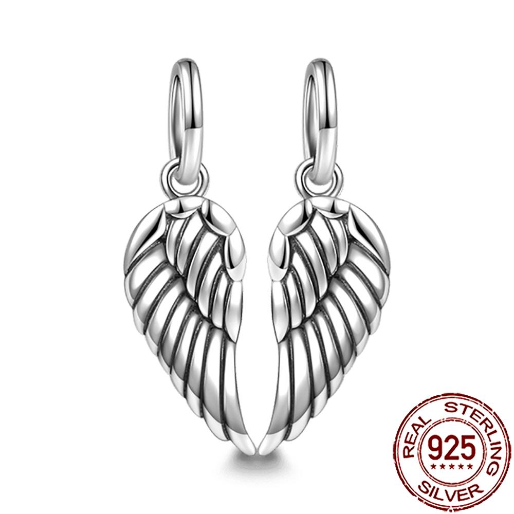 New Charms Copper Dream Catcher Cross Clover Angle Wing Heart Beads Fit Origina Bracelet Necklace Diy Jewelry